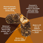 FOOD HS BAR OAT+HONEY CHOC CHIP BXof12 single