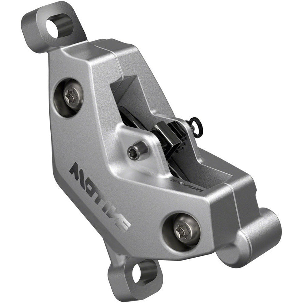 SRAM Motive Ultimate Disc Brake and Lever - Rear or Front, 2000mm Hose, Post Mount, 4-Piston, Alum Lever Body, Carbon Blade, Blk/Sil, A1