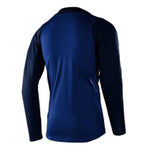 Troy Lee Designs  SKYLINE LS JERSEY; MONO TRUE BLUE MD