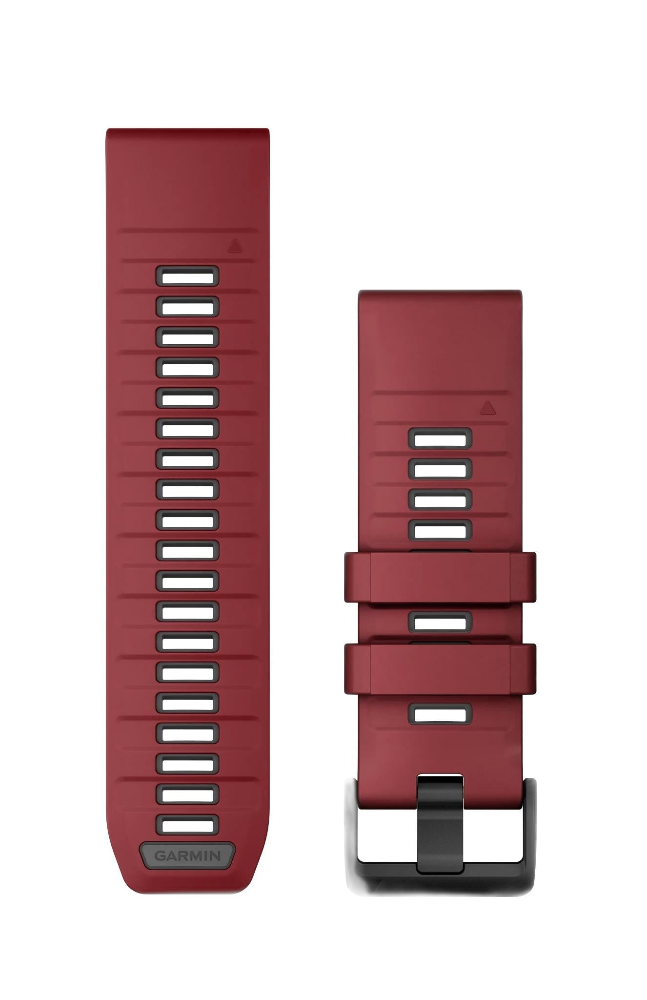 Garmin QuickFit® 20 Watch Bands Merlot/Graphite Silicone