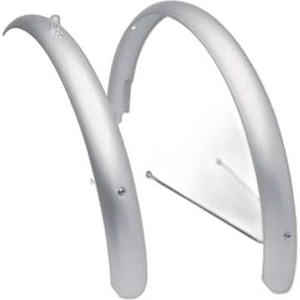 ELECTRA TOWNIE SILVER FENDER SET 26"