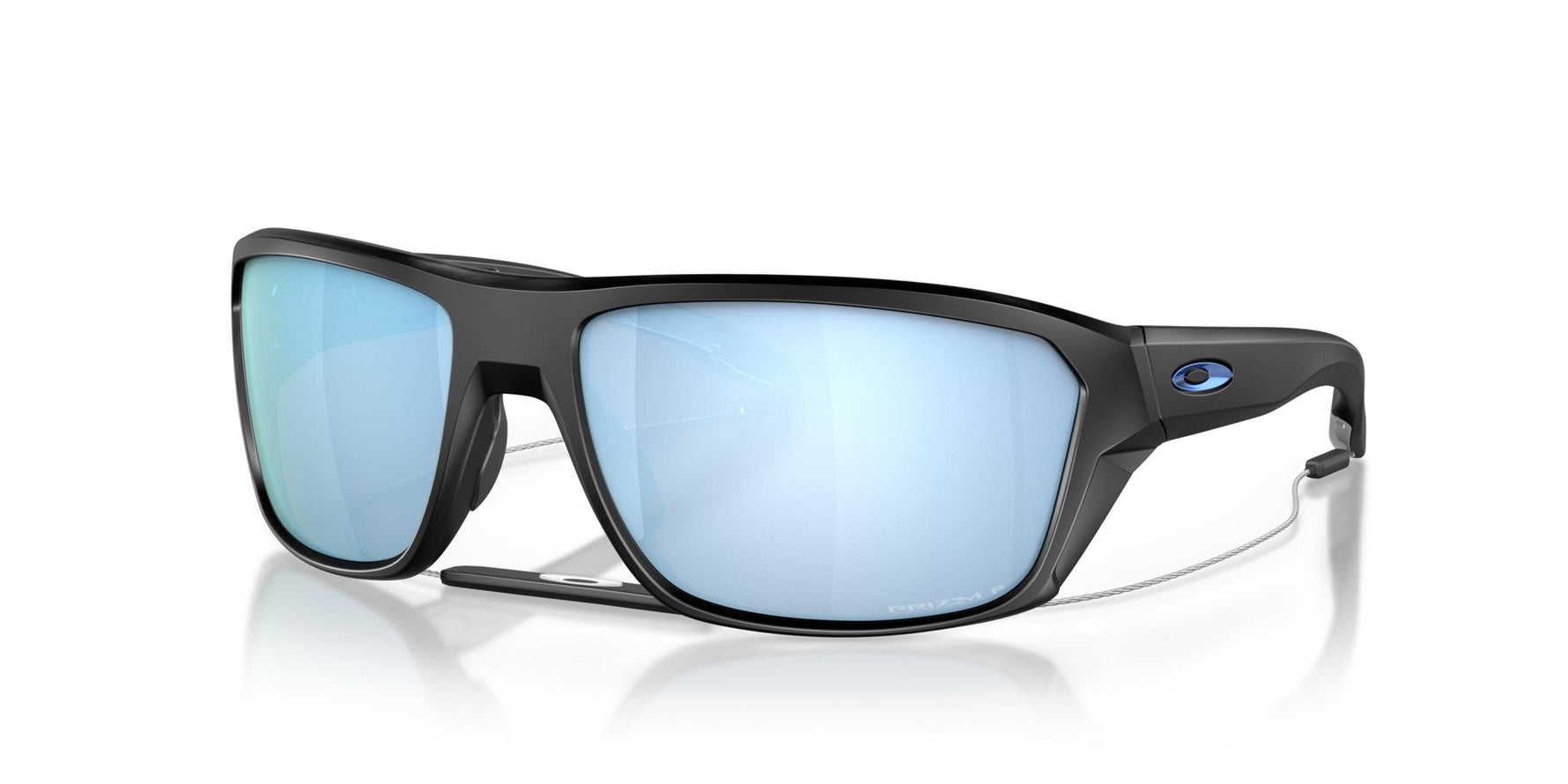 Oakley Split Shot Matte Black Prizm Grey Polarized Sunglasses