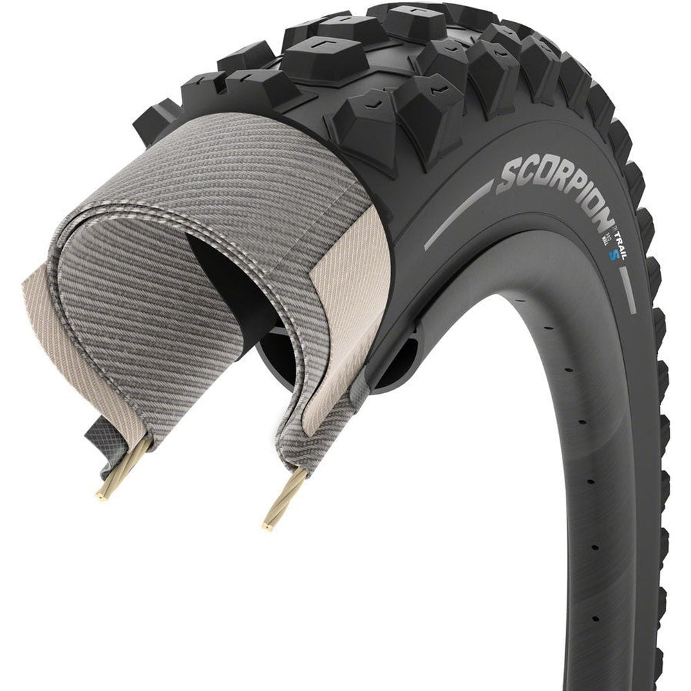 Pirelli Scorpion Trail S 29x2.40 Folding Tubeless Ready Pro Wall 60TPI Black Tire