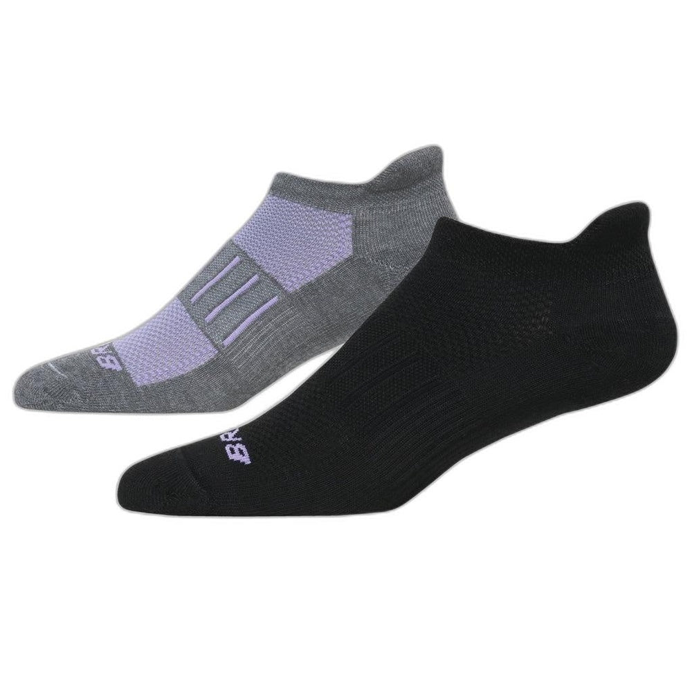 Brooks Ghost Midweight Crew Black Sock Medium