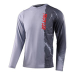 Troy Le Designs SKYLINE AIR LS JERSEY HALF DYE CEMENT MD