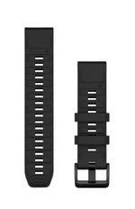 Garmin QuickFit® 22 Watch Bands QuickFit® 22 Watch Bands, Black Silicone