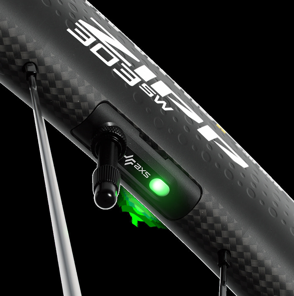Sram AM 303 SW Carbon Tubeless Disc Brake Center Locking 700c Front 20Spokes 12x100mm Standard Graphic A1 - wheel sensor included