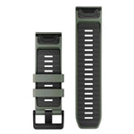 Garmin QuickFit® 26 Watch Bands QuickFit® 26 Watch Bands, Willow/Graphite Silicone