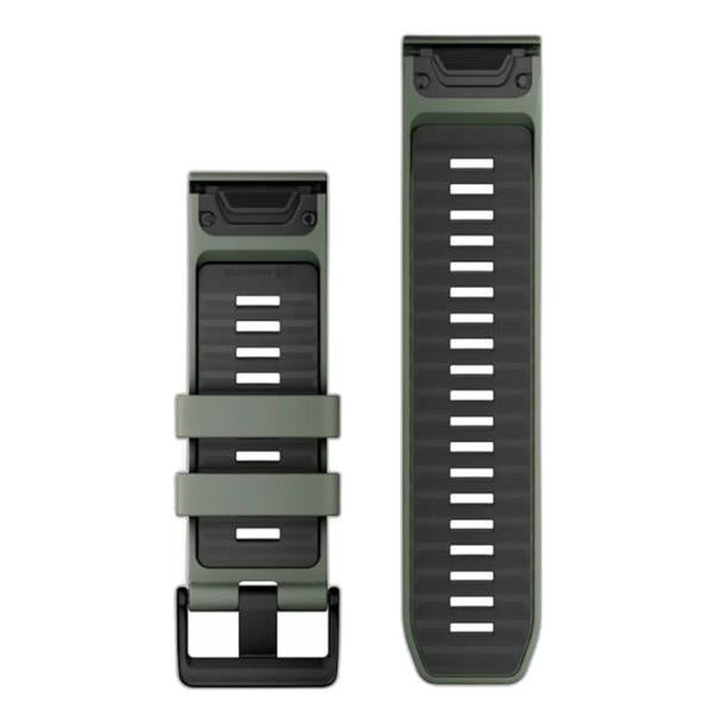 Garmin QuickFit® 26 Watch Bands QuickFit® 26 Watch Bands, Willow/Graphite Silicone