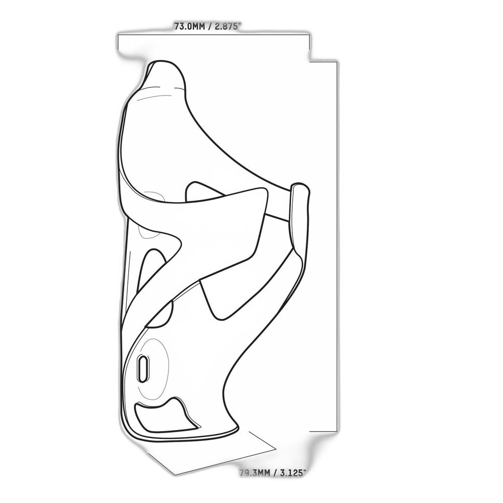 Blackburn Camber UD Carbon Cage White