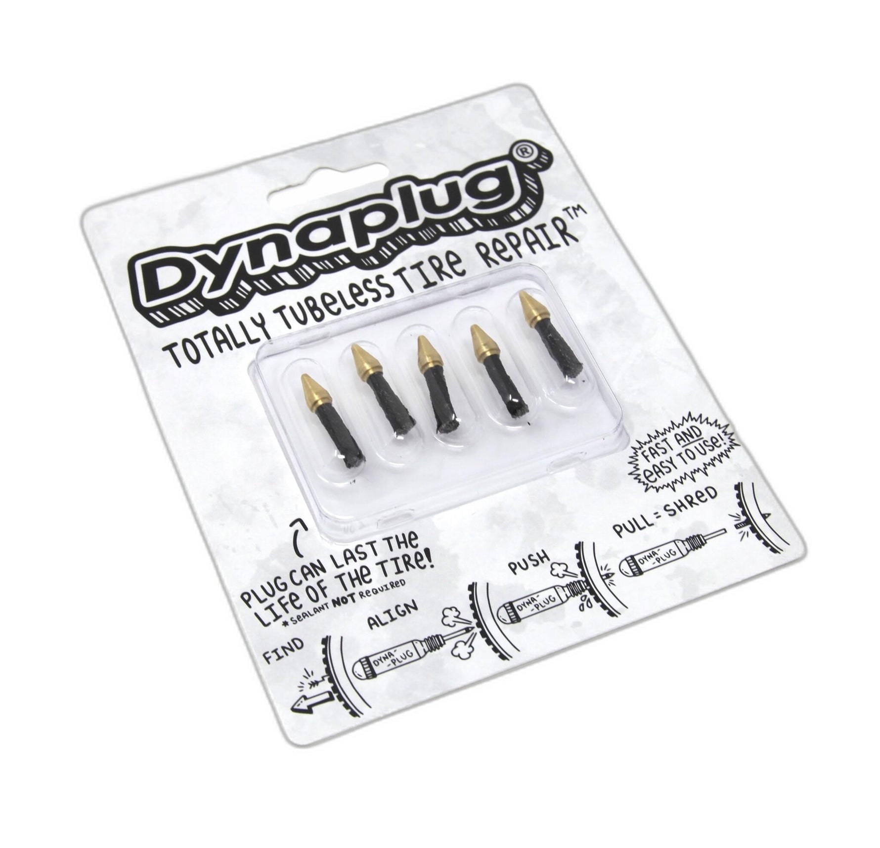 Dynaplug Tubeless Bicycle Tires Repair Plugs (3-Pack, Soft  Nose Tip)