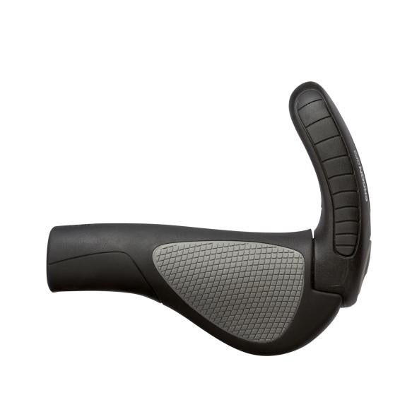 Ergon GP3 Grips - Lock-On, Twistshift, Large, Black/Gray