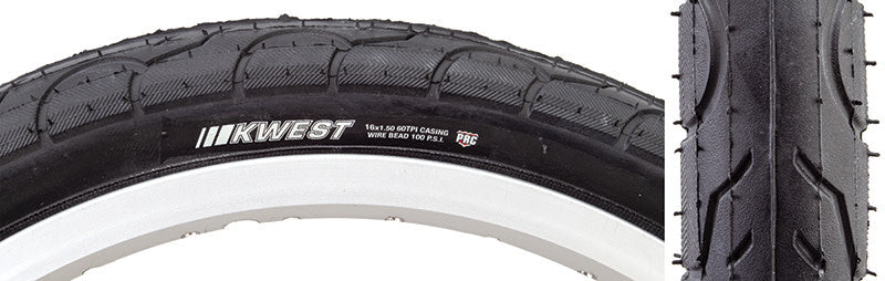 Kenda Kwest 16x1.5 Black SRC/PRC/60 Wire Tire