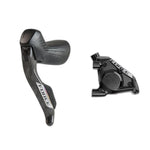 SRAM Force eTap AXS HRD Shift/Brake Lever and Hydraulic Disc Caliper - Left/Front, Flat Mount 20mm Offset, 950mm Hose, Black, E1