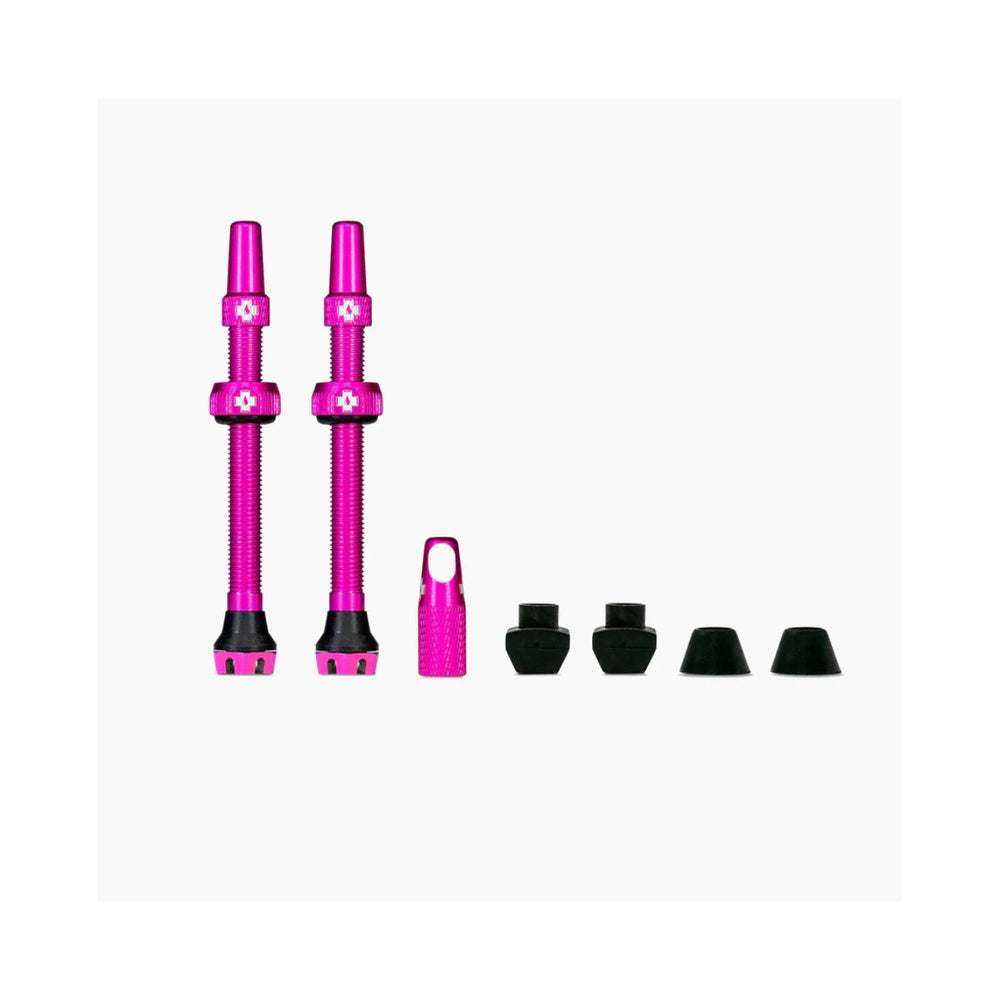 Muc-off V2 Tubeless 44mm Valve Kit Pink