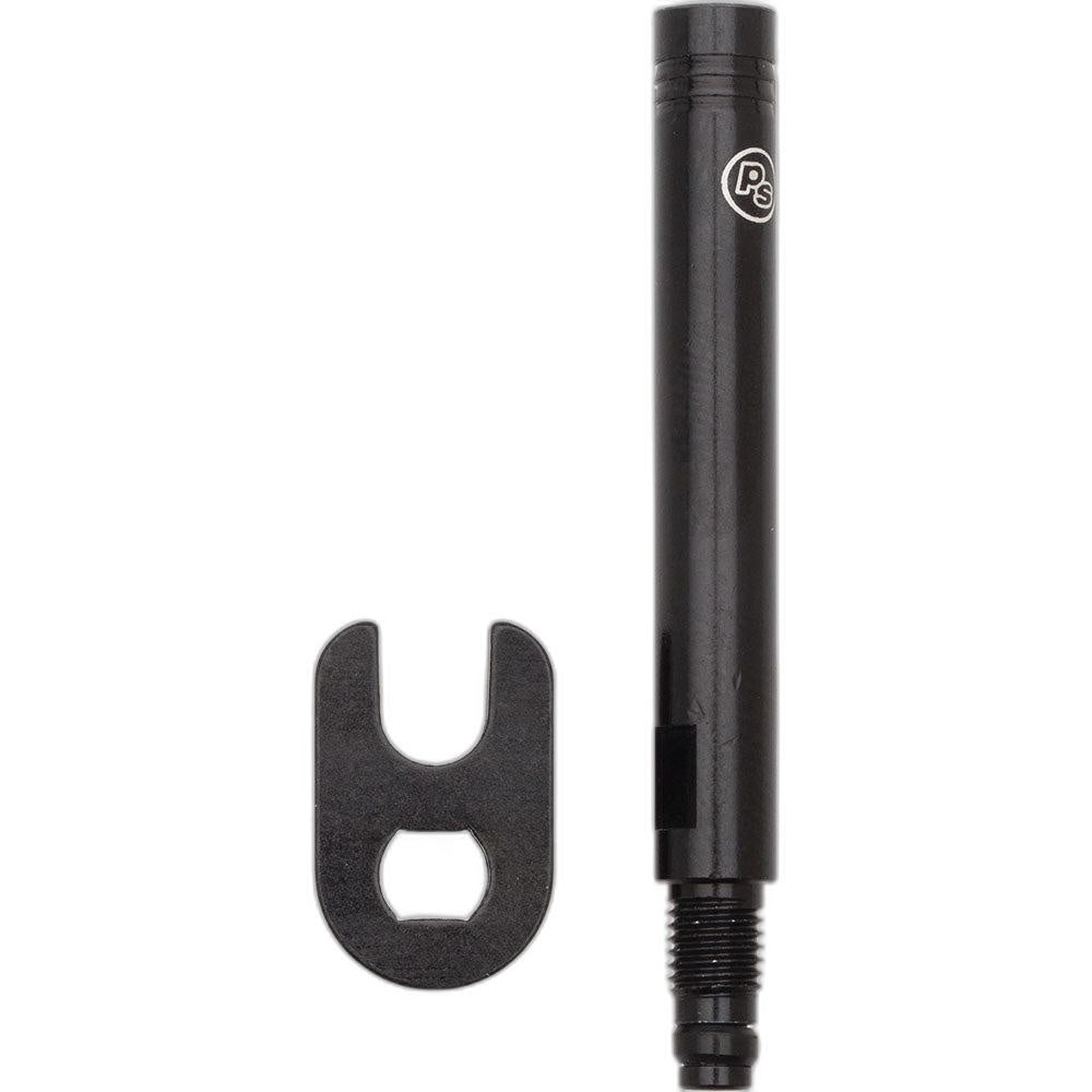 Problem Solvers Presta Valve Extender: Removable Core 50mm Black
