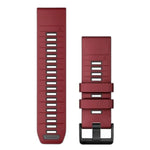 Garmin QuickFit® 26 Watch Bands QuickFit® 26 Watch Bands, Marsala/Graphite Silicone