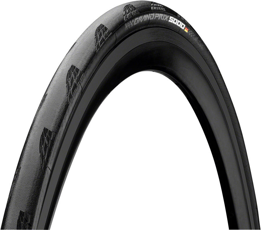 Continental Grand Prix 5000 Tire - 700 x 28, Clincher, Folding, Black/Transparent, BlackChili, Vectran Breaker, LazerGrip, ACT