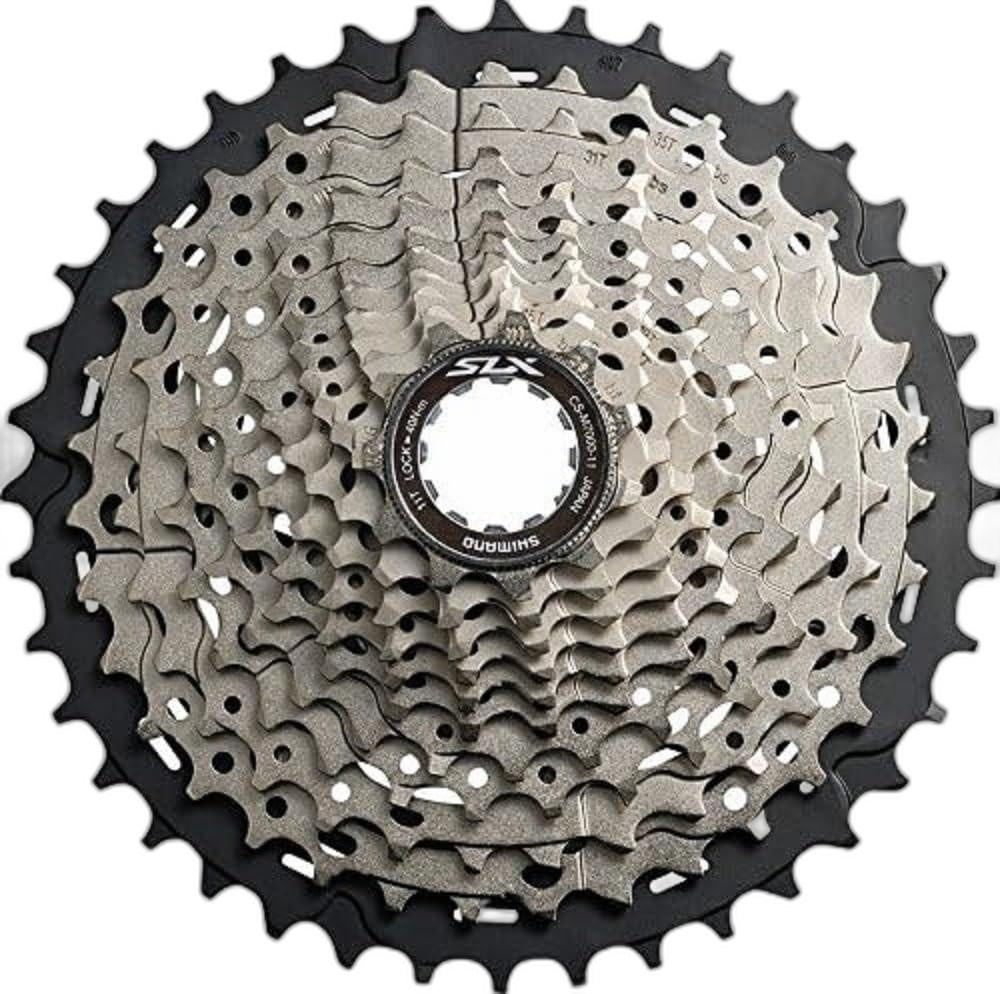 Shimano SLX CS-M7000 Cassette - 11 Speed, 11-42t, Silver/Black