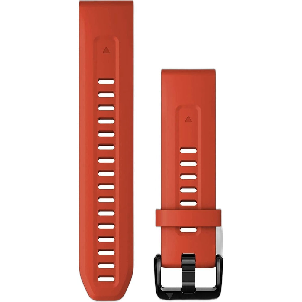 Garmin QuickFit® 20 Watch Bands, Flame Red Silicone