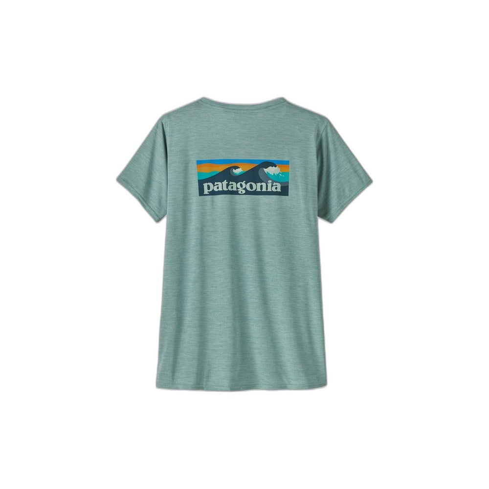 W's Cap Cool Daily Graphic Shirt - Waters Boardshort Logo: Thermal Blue X-Dye M