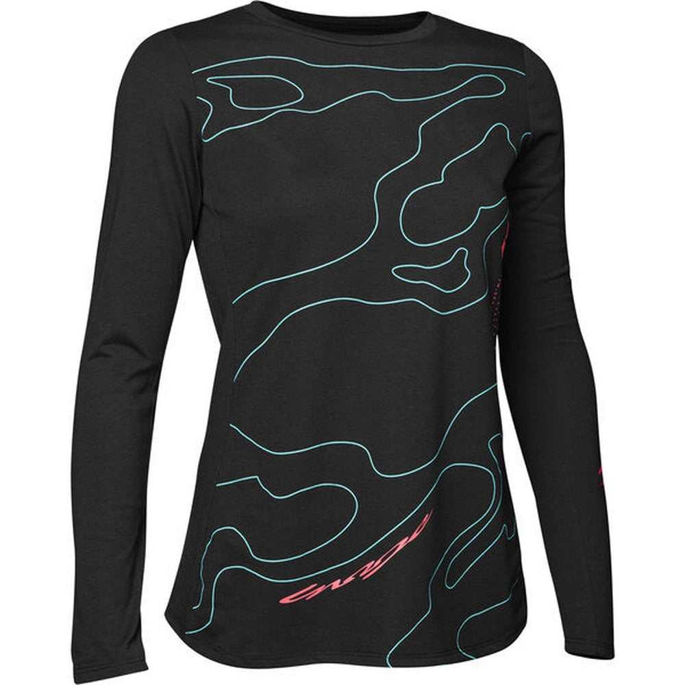 Fox Racing Women's Ranger Mid Long-Sleeve Jersey Lunar