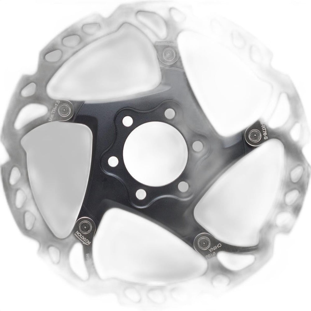 ROTOR FOR DISC BRAKE, SM-RT76, DEORE XT, S 160MM, 6-BOLT TYPE