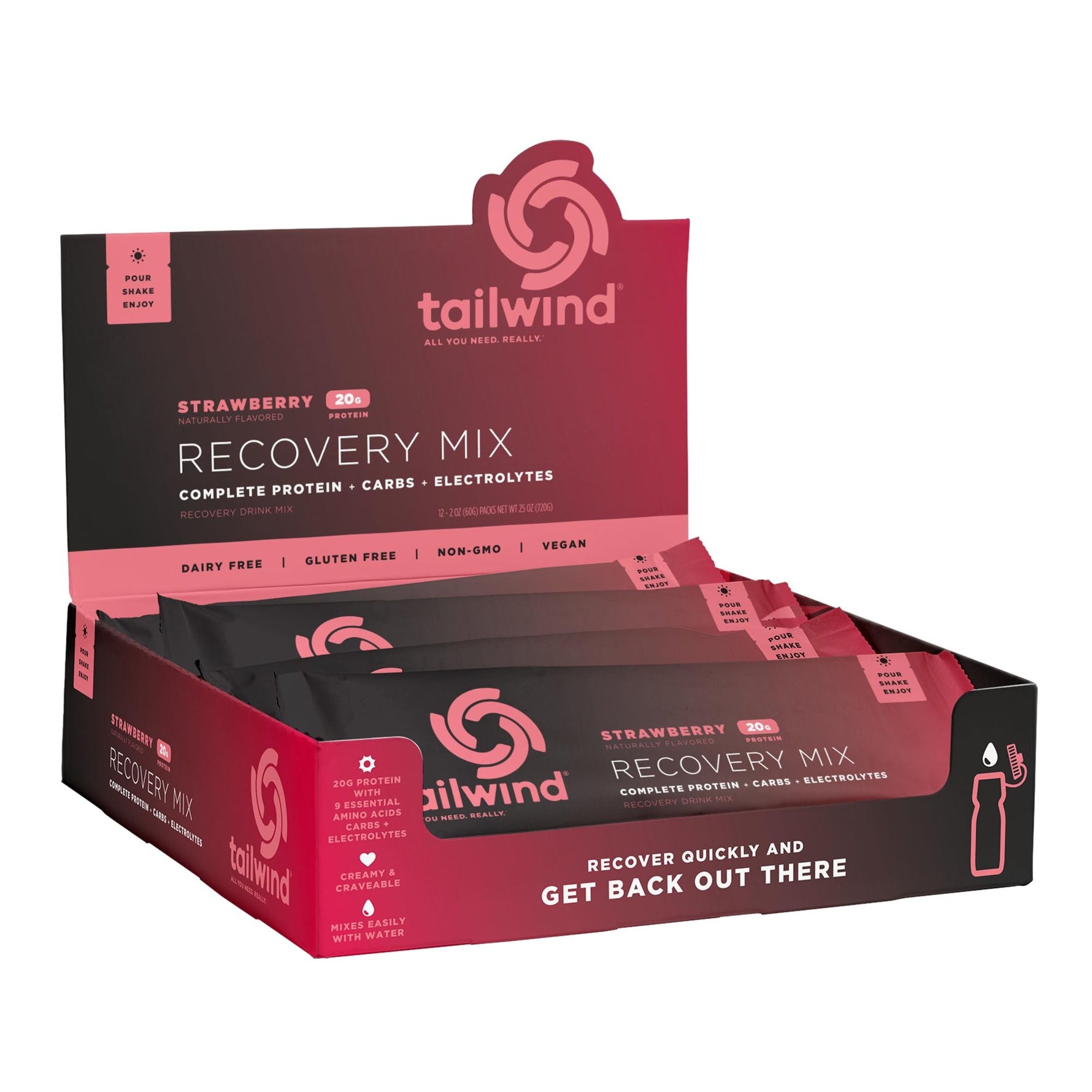 Tailwind Rebuild Recovery (12 Pack) Strawberry single