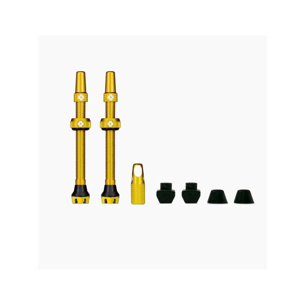 Muc-Off V2 Tubeless 44mm Valve Kit Gold