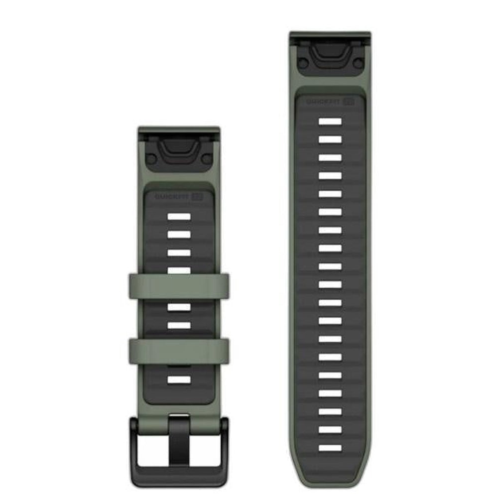 Garmin QuickFit® 22 Watch Bands QuickFit® 22 Watch Bands, Willow/Graphite Silicone