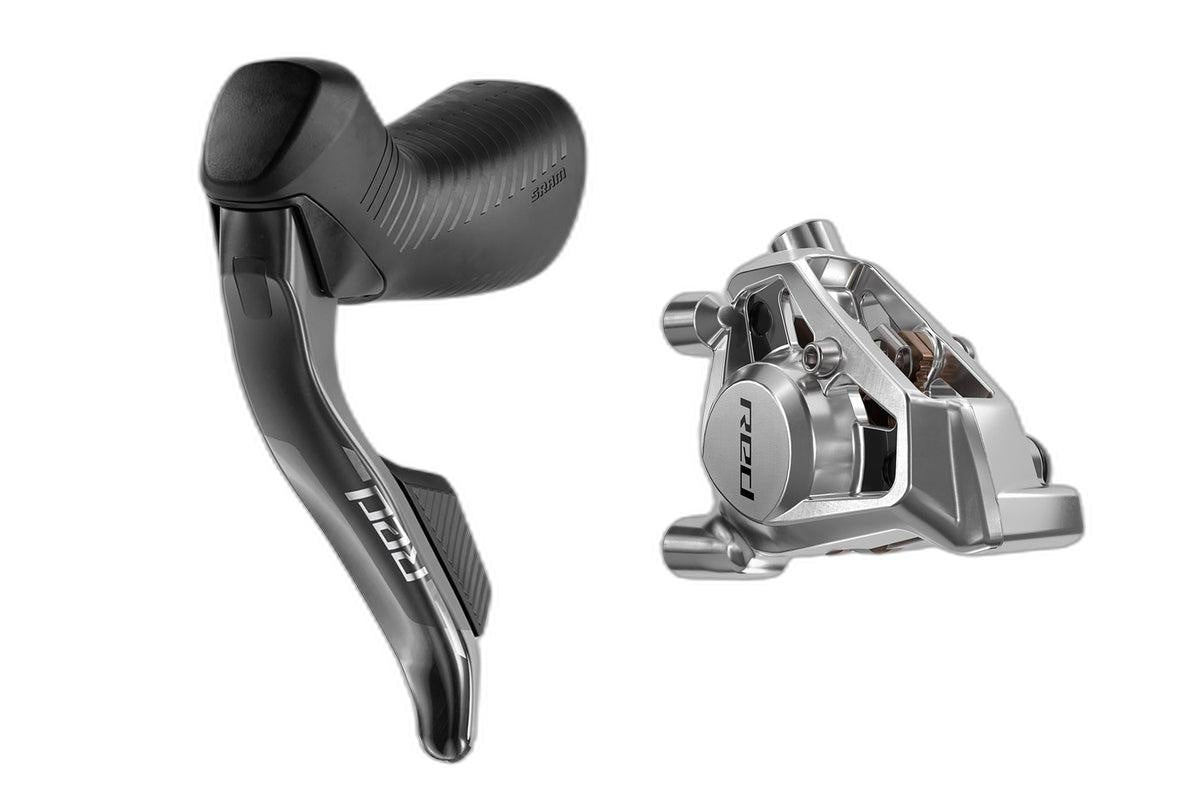 Sram Shift/Hydraulic Disc Brake Red AXS E1 Stealthamajig connected Front Brake/Left Shift 950mm w/ Flat Mount 20mm SS Hardware (Rotor sold separately)