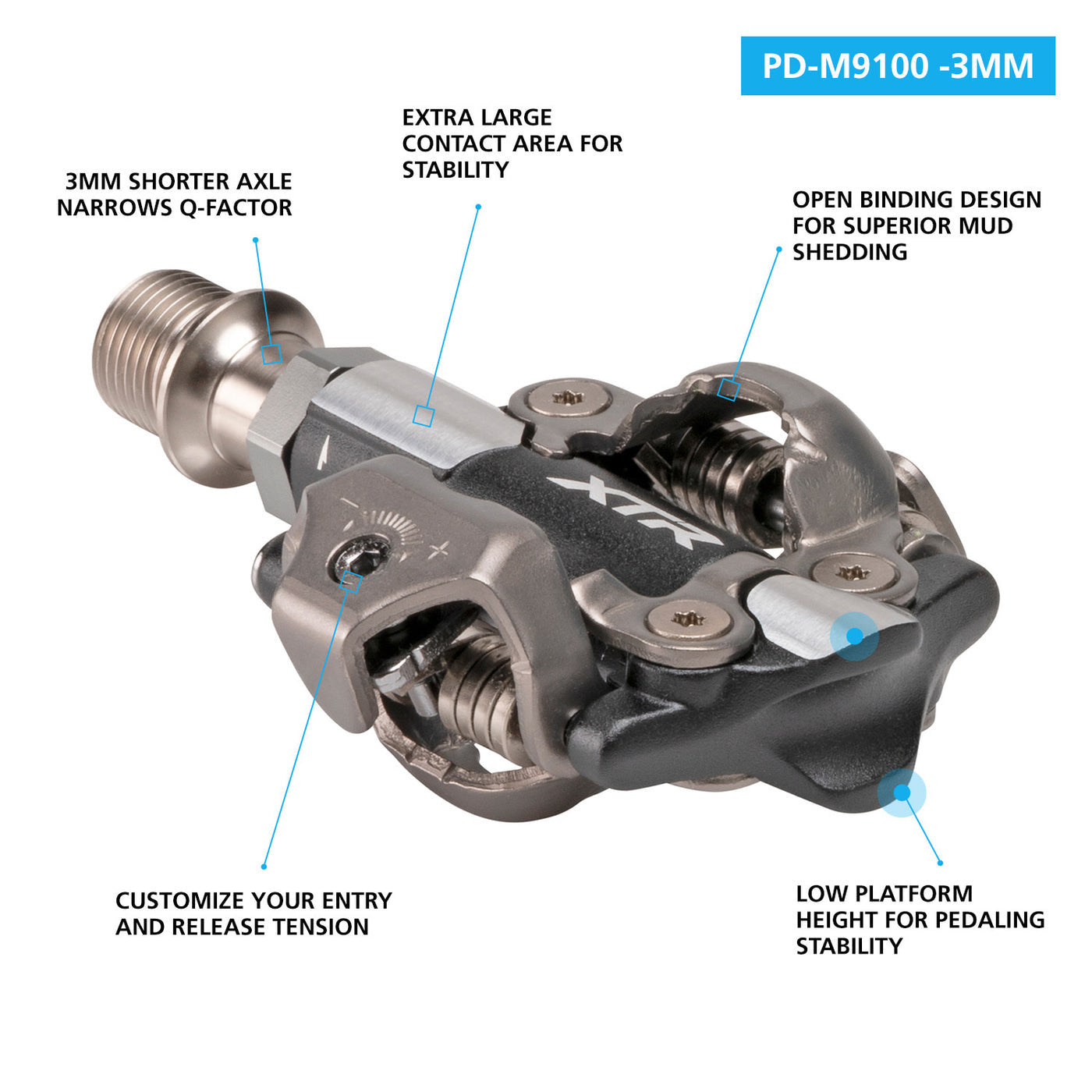 Shimano PD M9100 Xtr
