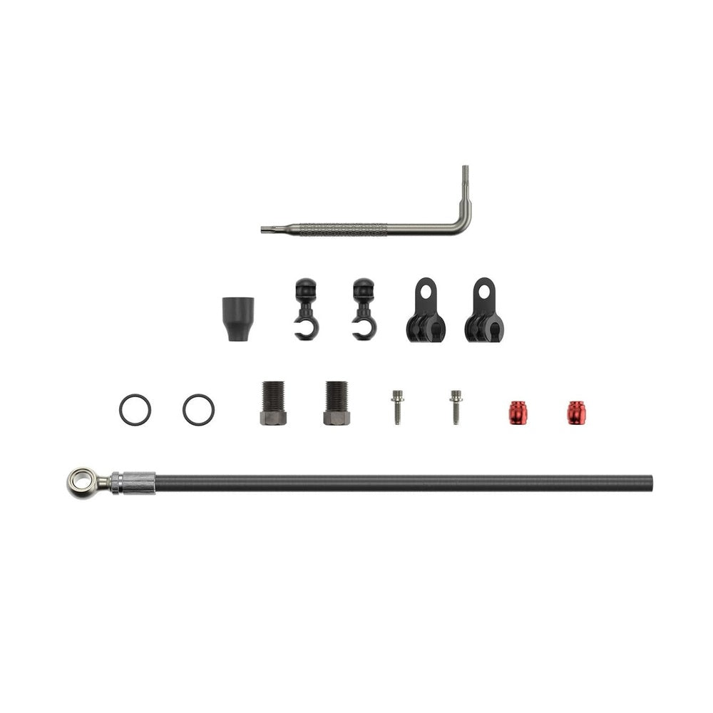 SRAM Hose Kit - Silver Banjo, 2000mm, Black