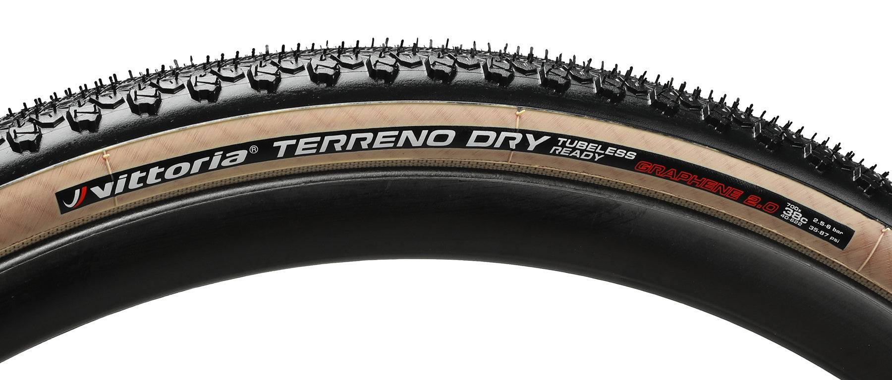 Vittoria Terreno Dry G2.0 TLR 700x38 Tire - Premium Gravel