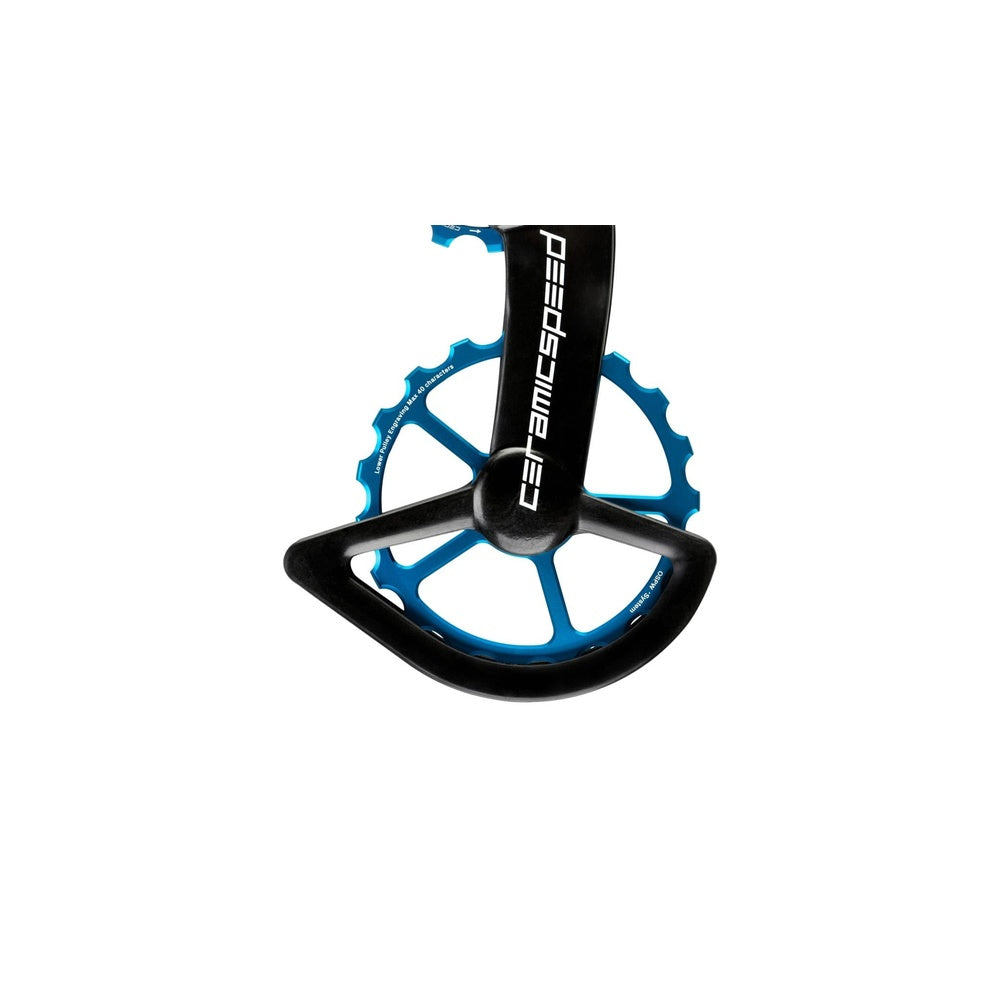 Ceramic Speed Over Size Pulley Alloy Shimano DuraAce9200 & Ultegra9100 Blue