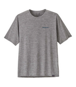 M's Cap Cool Daily Graphic Shirt - Waters Boardshort Logo Abalone Blue: Feather Grey XL
