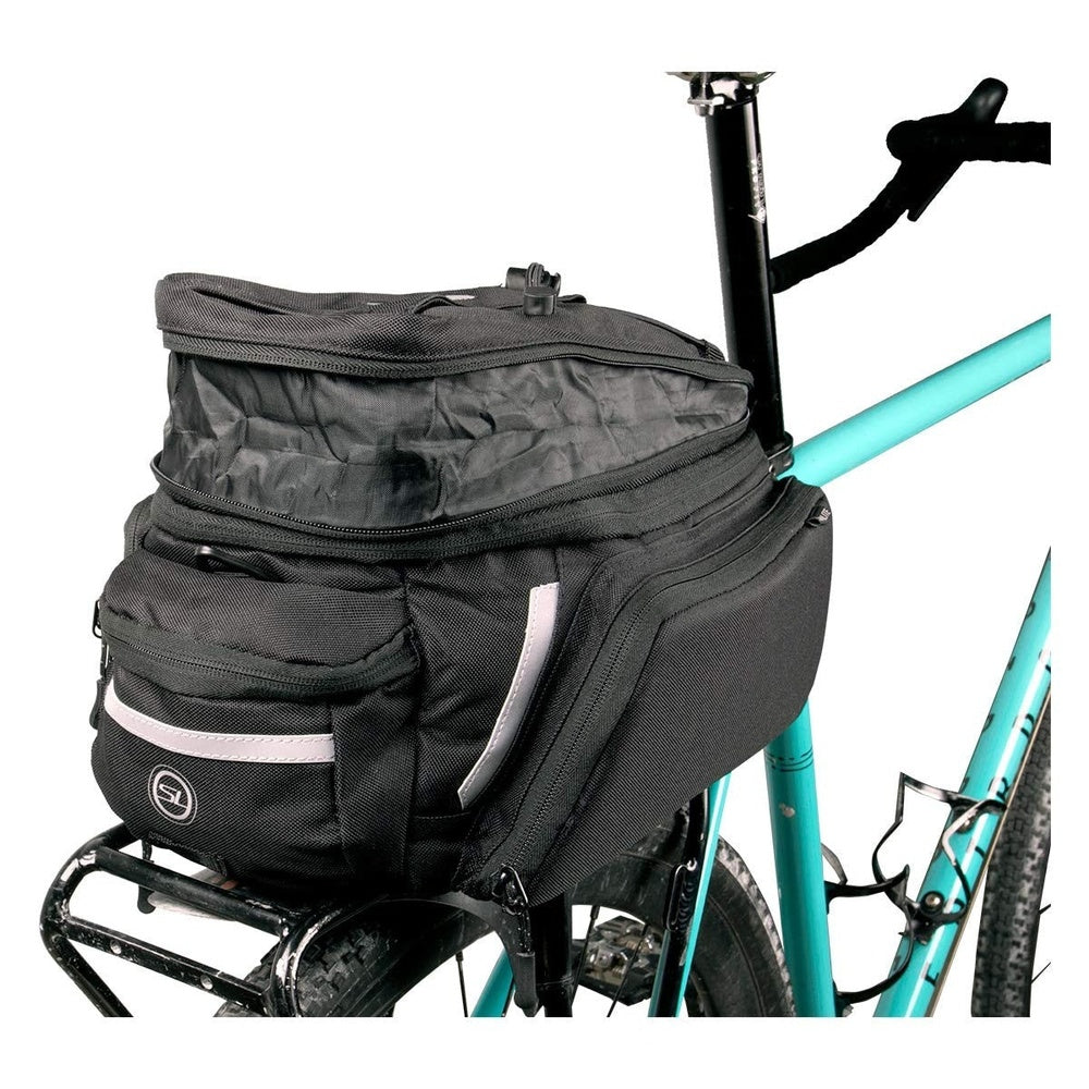 BAG SUNLT RACKPACK MD w/PANR TOPLOAD BK (G)