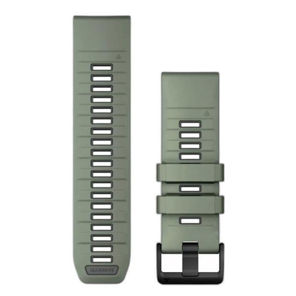 Garmin QuickFit® 26 Watch Bands QuickFit® 26 Watch Bands, Willow/Graphite Silicone