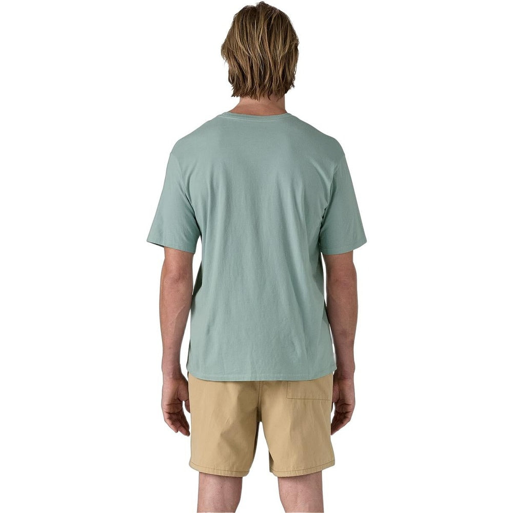 M's '73 Text Logo Organic T-Shirt Thermal Blue L