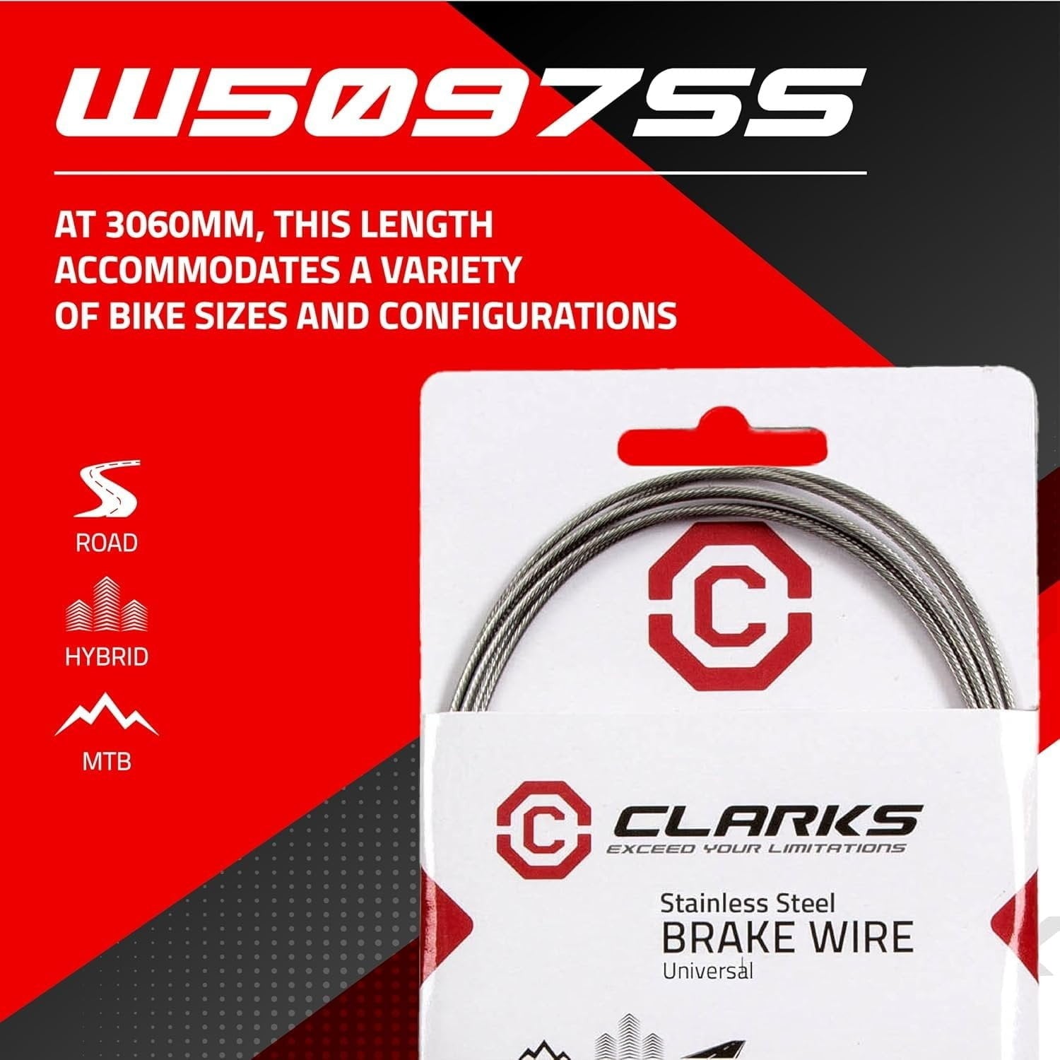 Clarks SS 1.5x3060 Univ Brake Wire