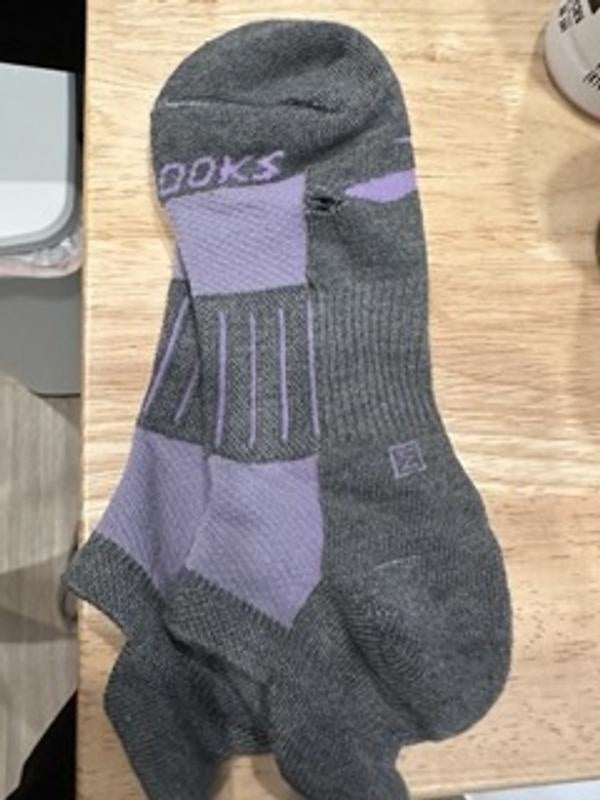 Brooks Ghost Midweight 2 Pack Socks	Black Medium