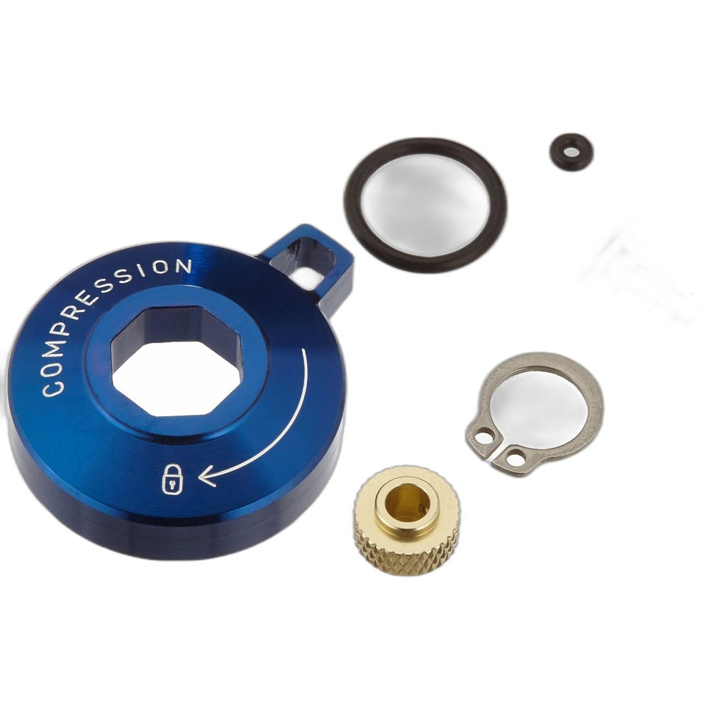 RockShox Motion Control Knob, Standard Alum w/ Cir-Clip