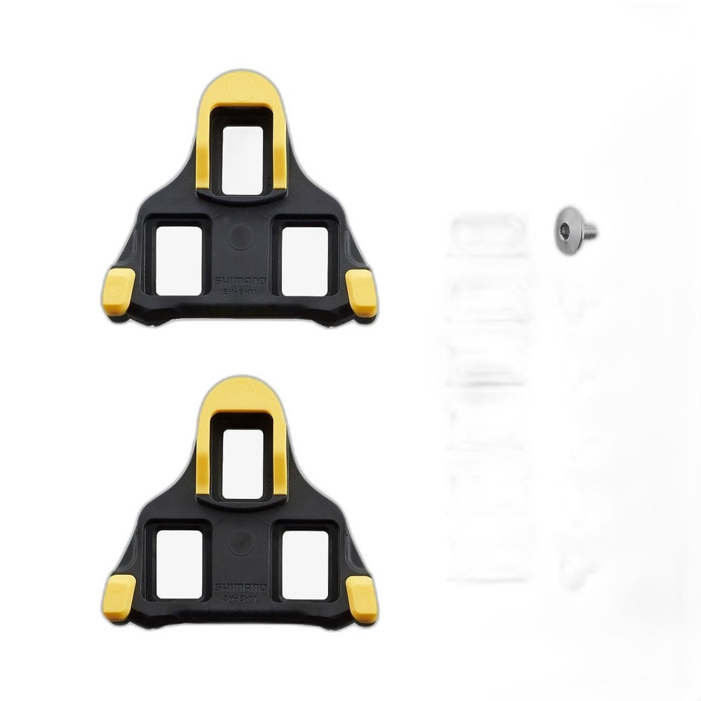 Shimano SM-SH11 SPD-SL YELLOW CLEAT SET, 6 DEGREE FLOAT