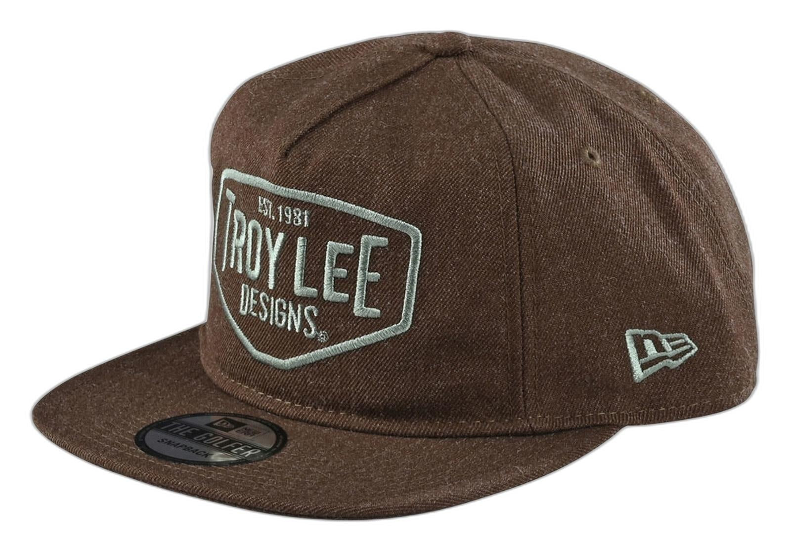 ハイドロ ローライダーディープカップ レッズ Troy Lee Designs Motor Oil Snapback Heather Brown Hat for