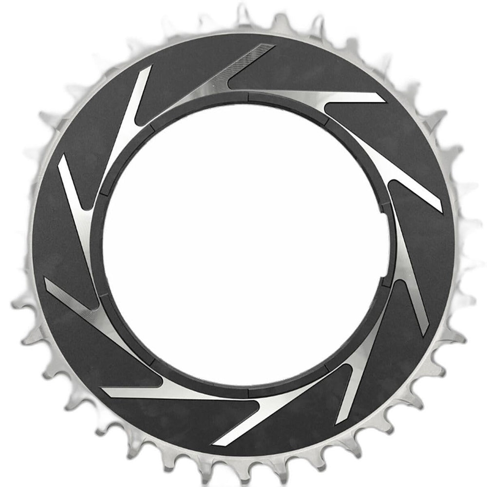 Sram Eagle T-Type Thread Mount 0mm Offset, Chainring, Teeth: 36, Speed: 12, BCD: Thread Mount, Aluminum, Black