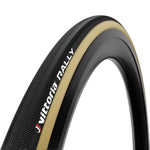 Vittoria Rally Tire - 700 x 25, Tubular, Folding, Black/Tan