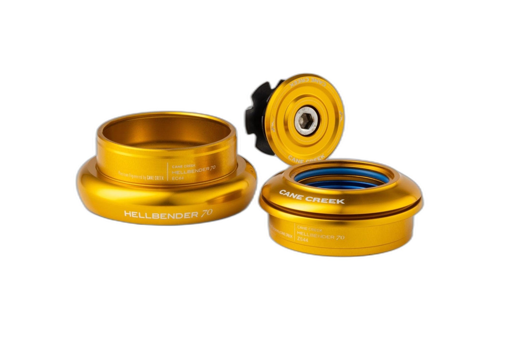 Cane Creek Hellbender 70 Headset IS41/28.6 IS52/40, Black