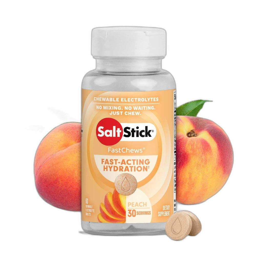 Saltstick Fastchews Chewable Electrolyte Tablets, Perfectly Peach single