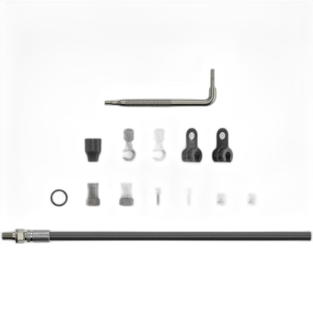 Sram Disc Brake Hydraulic Hose Kit - Threaded Inline Crimp -2000mmBlk (inc. crimp, fittings) - Elixir 5/7/9/R/CR/X0,Guide RSC (A1),Guide R/RS (A1),DB5,Level TL/BRZ