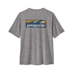 M's Cap Cool Daily Graphic Shirt - Waters Boardshort Logo Abalone Blue: Feather Grey XL